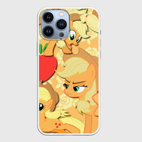 Чехол для iPhone 13 Pro Max с принтом Applejack pattern в Тюмени,  |  | my little pony | дружба это чудо | единорог | единороги | май литл пони | мульт | мультфильм