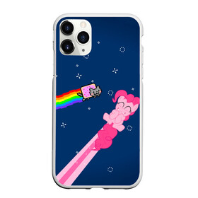 Чехол для iPhone 11 Pro матовый с принтом Nyan cat x Pony в Тюмени, Силикон |  | my little pony | nyan cat | дружба это чудо | единорог | единороги | май литл пони | мульт | мультфильм | нян кэт