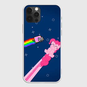 Чехол для iPhone 12 Pro с принтом Nyan cat x Pony в Тюмени, силикон | область печати: задняя сторона чехла, без боковых панелей | my little pony | nyan cat | дружба это чудо | единорог | единороги | май литл пони | мульт | мультфильм | нян кэт