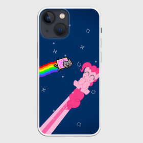 Чехол для iPhone 13 mini с принтом Nyan cat x Pony в Тюмени,  |  | my little pony | nyan cat | дружба это чудо | единорог | единороги | май литл пони | мульт | мультфильм | нян кэт