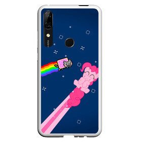 Чехол для Honor P Smart Z с принтом Nyan cat x Pony в Тюмени, Силикон | Область печати: задняя сторона чехла, без боковых панелей | my little pony | nyan cat | дружба это чудо | единорог | единороги | май литл пони | мульт | мультфильм | нян кэт