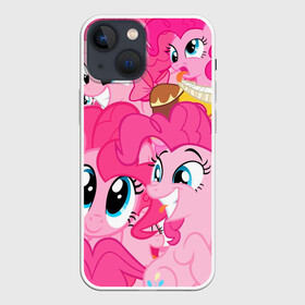 Чехол для iPhone 13 mini с принтом Pinkie Pie pattern в Тюмени,  |  | my little pony | дружба это чудо | единорог | единороги | май литл пони | мульт | мультфильм