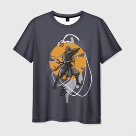 Мужская футболка 3D с принтом Ниндзя в Тюмени, 100% полиэфир | прямой крой, круглый вырез горловины, длина до линии бедер | Тематика изображения на принте: ninja | боевые искусства | ниндзюцу | ниндзя | отважные | синоби но моно