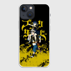 Чехол для iPhone 13 mini с принтом Аста и Секре Сваллотейл в Тюмени,  |  | asta | black bulls | black clover | quartet knights | yuno | акума | аниме | аста | блэк кловер | буракку куро:ба | демон | королевство клевера | король магов | лихт | магна | манга | пятилистник | черный бык | чёрный клев