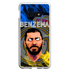 Чехол для Samsung S10E с принтом KARIM BENZEMA КАРИМ БЕНЗЕМА в Тюмени, Силикон | Область печати: задняя сторона чехла, без боковых панелей | football | karim mostafa benzema | real madrid | sport | карим бензема | реал мадрид | сборная франции | спорт | футбол.