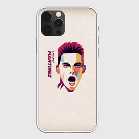 Чехол для iPhone 12 Pro с принтом Martinez Pop Art в Тюмени, силикон | область печати: задняя сторона чехла, без боковых панелей | Тематика изображения на принте: argentina | art | champion | football | form | international | lautaro | martinez | player | pop | racing | soccer | uniform | аргентина | интернационале | лаутаро | легенда | мартинес | расинг | форма | футбол | футбола | футболист | чемпио