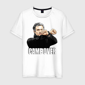 Мужская футболка хлопок с принтом Came Over в Тюмени, 100% хлопок | прямой крой, круглый вырез горловины, длина до линии бедер, слегка спущенное плечо. | jose mourinho | vdgerir | жозе моуринью