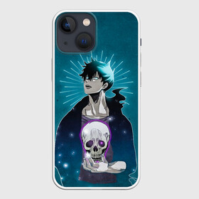 Чехол для iPhone 13 mini с принтом Jin Woo and skull в Тюмени,  |  | Тематика изображения на принте: blade dancer | cha hae in | solo leveling | solo leveling manga | sung jin woo | аниме | манга | поднятие уровня | поднятие уровня в одиночку | поднятие уровня в одиночку аниме | поднятие уровня в одиночку манга | сон джин ву