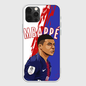 Чехол для iPhone 12 Pro с принтом КИЛИАН МБАППЕ / KYLIAN MBAPPE в Тюмени, силикон | область печати: задняя сторона чехла, без боковых панелей | football | kylian mbapp lottin | sport | килиан мбаппе | пари сен жермен | сборная франции. | спорт | футбол