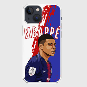 Чехол для iPhone 13 mini с принтом КИЛИАН МБАППЕ   KYLIAN MBAPPE в Тюмени,  |  | football | kylian mbapp lottin | sport | килиан мбаппе | пари сен жермен | сборная франции. | спорт | футбол