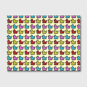 Альбом для рисования с принтом Утиный фон Утки Ducks в Тюмени, 100% бумага
 | матовая бумага, плотность 200 мг. | duck | ducks | утиный фон | утка | утки
