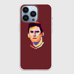 Чехол для iPhone 13 Pro с принтом Месси. Поп Арт в Тюмени,  |  | art | boys | champion | football | form | grandoli | leonel | messi | newells | old | player | pop | soccer | uniform | барселона | бойз | грандоли | золотой | легенда | лионель | месси | мяч | ньюэллс | олд | форма | футбол | футбол