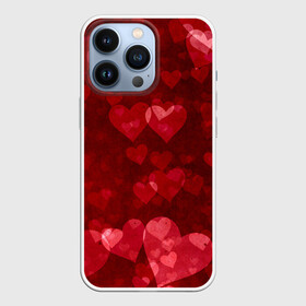 Чехол для iPhone 13 Pro с принтом СЕРДЕЧКИ | HEARTS (Z) в Тюмени,  |  | affection | cardiac | fondness | heart | love | loving | любимая | любимый | любовь | любоф | любофф | любофь | надписи | надпись | сердечко | сердце | сердцевина | сердчишко