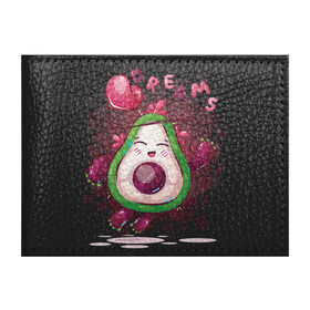 Обложка для студенческого билета с принтом Авокадо dreams в Тюмени, натуральная кожа | Размер: 11*8 см; Печать на всей внешней стороне | avocado | cute | dream | fruit | heart | авокадо | милый | музыка | сердечко | сердце | фрукт