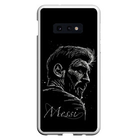 Чехол для Samsung S10E с принтом ЛИОНЕЛЬ МЕССИ / LIONEL MESSI в Тюмени, Силикон | Область печати: задняя сторона чехла, без боковых панелей | Тематика изображения на принте: argentina | barcelona | football | lionel andrs messi | sport | uefa | аргентина | барселона | лионель месси | спорт | уефа. | футбол