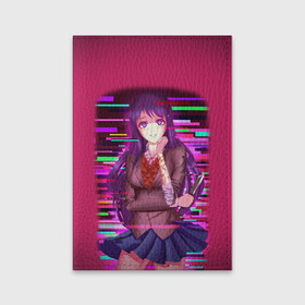 Обложка для паспорта матовая кожа с принтом Literature Club Юри (Yuri) в Тюмени, натуральная матовая кожа | размер 19,3 х 13,7 см; прозрачные пластиковые крепления | Тематика изображения на принте: anime | doki doki literature club | monika | natsuki | sayori | yuri | аниме | доки доки | доки доки литературный клуб | моника | нацуки | саёри | юри