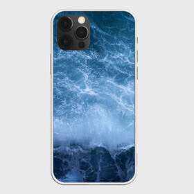 Чехол для iPhone 12 Pro с принтом океан в Тюмени, силикон | область печати: задняя сторона чехла, без боковых панелей | ocean | sea | киты | море | морские мотивы | морской принт | морской фон | океан | паттерн | рыбы | текстуры