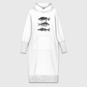Платье удлиненное хлопок с принтом караси в Тюмени,  |  | ocean | sea | sea animal | графика | карась | море | океан | река | рисунок рыбы | рыба | рыбалка