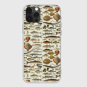 Чехол для iPhone 12 Pro Max с принтом рыбный паттерн в Тюмени, Силикон |  | ocean | sea | киты | море | морские мотивы | морской принт | морской фон | океан | паттерн | рыбы | текстуры