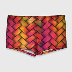 Мужские купальные плавки 3D с принтом Colorful weave в Тюмени, Полиэстер 85%, Спандекс 15% |  | colorful | texture | twist | weave | красочный | плетенка | текстура