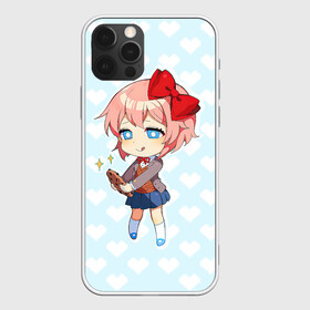 Чехол для iPhone 12 Pro с принтом Chibi Sayori в Тюмени, силикон | область печати: задняя сторона чехла, без боковых панелей | ddlc | doki doki literature club | sayori | саёри | сайори