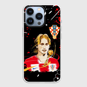 Чехол для iPhone 13 Pro с принтом ЛУКА МОДРИЧ   LUKA MODRIC в Тюмени,  |  | football | luka modric | real madrid. | sport | лука модрич | реал мадрид | сборная хорватии | спорт | футбол