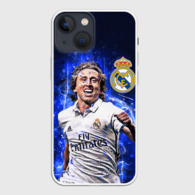 Чехол для iPhone 13 mini с принтом ЛУКА МОДРИЧ   РЕАЛ МАДРИД в Тюмени,  |  | football | luka modric | real madrid. | sport | лука модрич | реал мадрид | сборная хорватии | спорт | футбол