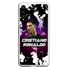 Чехол для Honor 20 с принтом Cristiano Ronaldo в Тюмени, Силикон | Область печати: задняя сторона чехла, без боковых панелей | cristiano | cristiano ronaldo | ronaldo | криштиану роналду | криштиану роналду душ сантуш авейру | португалия | ювентус