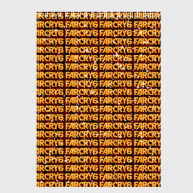 Скетчбук (блокнот) с принтом Far Cry 6 в Тюмени, 100% бумага
 | 48 листов, плотность листов — 100 г/м2, плотность картонной обложки — 250 г/м2. Листы скреплены сверху удобной пружинной спиралью | far cry 6 | игра | лого | надпись | текстура | частицы