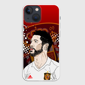 Чехол для iPhone 13 mini с принтом СЕРХИО РАМОС   СБОРНАЯ ИСПАНИИ в Тюмени,  |  | football | real madrid | sergio ramos | sport | uefa | реал мадрид | сборная испании. | серхио рамос | спорт | уефа | футбол