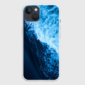 Чехол для iPhone 13 с принтом море в Тюмени,  |  | ocean | sea | киты | море | морские мотивы | морской принт | морской фон | океан | рыбы | текстуры