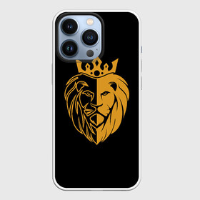 Чехол для iPhone 13 Pro с принтом Король Лев в Тюмени,  |  | golden lion | голова льва | король африки | король леса | лев | лев (корона на голове) | лев царь зверей | царь зверей