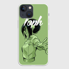 Чехол для iPhone 13 mini с принтом Toph в Тюмени,  |  | aang | appa | avatar | avatar the last airbender | azula | iroh | katara | momo | sokka | toph | zuko | аанг | аватар | аватар легенда об аанге | азула | дядя айро | зуко | катара | сокка | тоф