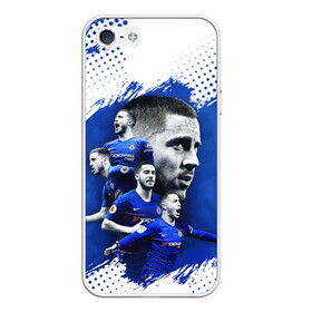 Чехол для iPhone 5/5S матовый с принтом ЭДЕН АЗАР / EDEN HAZARD в Тюмени, Силикон | Область печати: задняя сторона чехла, без боковых панелей | chelsea | eden michael hazard | football | real madrid | sport | uefa | реал мадрид | сборная бельгии. | спорт | уефа | футбол | хазард | челси | эден азар