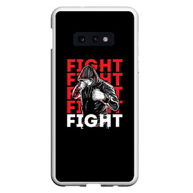 Чехол для Samsung S10E с принтом FIGHT в Тюмени, Силикон | Область печати: задняя сторона чехла, без боковых панелей | boxing | fight club | mma | ufc | боевые искусства | боец | бои | бойцовский клуб | бокс | боксёр | борьба | воин | единоборства | кикбоксинг | майк тайсон | мма | муай тай | мухаммед али | рукопашный бой | сила