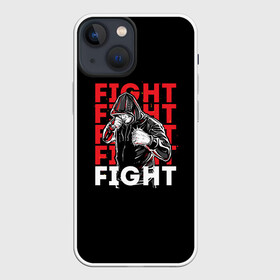 Чехол для iPhone 13 mini с принтом FIGHT в Тюмени,  |  | boxing | fight club | mma | ufc | боевые искусства | боец | бои | бойцовский клуб | бокс | боксёр | борьба | воин | единоборства | кикбоксинг | майк тайсон | мма | муай тай | мухаммед али | рукопашный бой | сила
