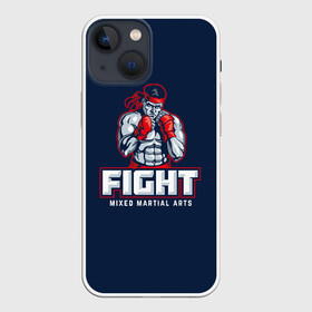 Чехол для iPhone 13 mini с принтом Боксёр в Тюмени,  |  | boxing | fight club | mma | ufc | боевые искусства | боец | бои | бойцовский клуб | бокс | боксёр | борьба | воин | единоборства | кикбоксинг | майк тайсон | мма | муай тай | мухаммед али | рукопашный бой | сила