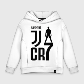 Детское худи Oversize хлопок с принтом Juventus CR7 Cristiano Ronaldo в Тюмени, френч-терри — 70% хлопок, 30% полиэстер. Мягкий теплый начес внутри —100% хлопок | боковые карманы, эластичные манжеты и нижняя кромка, капюшон на магнитной кнопке | 7 | champion | cr7 | cristiano ronaldo | fifa | football | football club | juventus | soccer | uefa | игра | криштиану роналду | лига чемпионов | реал мадрид | сборная португалии | спорт | уефа | фифа | фк | футбол | футболь