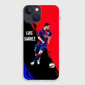 Чехол для iPhone 13 mini с принтом Луис Суарес в Тюмени,  |  | atletico madrid | barcelona | football | luis suarez | sport | атлетико мадрид | барселона | гол | известные личности | испания | луис альберто суарес | луис суарес | мужчинам | спорт | спортсмены | уругвай | футболи