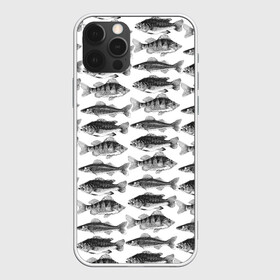 Чехол для iPhone 12 Pro с принтом рыбки в Тюмени, силикон | область печати: задняя сторона чехла, без боковых панелей | ocean | sea | киты | море | морской принт | морской фон | океан | паттерн | рыбы | текстуры