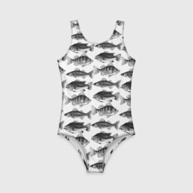 Детский купальник 3D с принтом рыбки в Тюмени, Полиэстер 85%, Спандекс 15% | Слитный крой, подклад по переду изделия, узкие бретели | ocean | sea | киты | море | морской принт | морской фон | океан | паттерн | рыбы | текстуры
