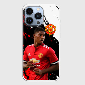 Чехол для iPhone 13 Pro с принтом Manchester United: Рашфорд. в Тюмени,  |  | fc | fcmu | football | football club | manchester united | marcus rashford | red devils | sport | красные дьяволы | манчестер юнайтед | маркус рашфорд | спорт | фк | фкмю | футбол | футбольный клуб