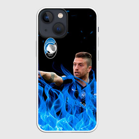 Чехол для iPhone 13 mini с принтом Atalanta: Алехандро Гомес. в Тюмени,  |  | alejandro gomez | atalanta | football | football club | sport | алехандро гомес | аталанта | спорт | спортивные | униформа | фирменные цвета | футбол | футбольный клуб