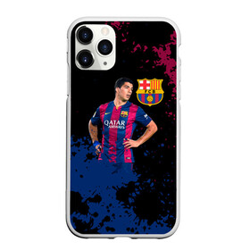 Чехол для iPhone 11 Pro матовый с принтом Barcelona Луис Суарес в Тюмени, Силикон |  | barca | barcelona | fc barca | luis suarez | барка | барселона | луис суарес