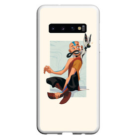 Чехол для Samsung Galaxy S10 с принтом Aang avatar в Тюмени, Силикон | Область печати: задняя сторона чехла, без боковых панелей | Тематика изображения на принте: aang | appa | avatar | avatar the last airbender | azula | iroh | katara | momo | sokka | toph | zuko | аанг | аватар | аватар легенда об аанге | азула | дядя айро | зуко | катара | сокка | тоф