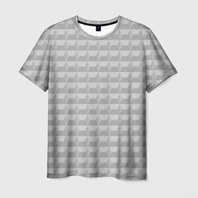 Мужская футболка 3D с принтом Советский забор в Тюмени, 100% полиэфир | прямой крой, круглый вырез горловины, длина до линии бедер | Тематика изображения на принте: архитектура | бетон | брутализм | геометрия | забор | застройка | ссср | урбанист