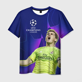 Мужская футболка 3D с принтом Iker Casillas в Тюмени, 100% полиэфир | прямой крой, круглый вырез горловины, длина до линии бедер | casillas | football | iker | iker casillas | porto | real | real madrid | vdkarsvet | икер | икер касильяс | касильяс | потру | реал | реал мадрид | футбол