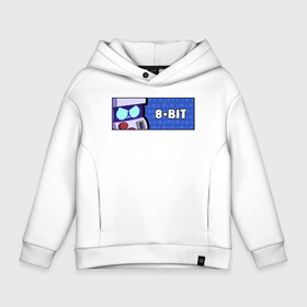 Детское худи Oversize хлопок с принтом 8-BIT (ПЛАШКА) в Тюмени, френч-терри — 70% хлопок, 30% полиэстер. Мягкий теплый начес внутри —100% хлопок | боковые карманы, эластичные манжеты и нижняя кромка, капюшон на магнитной кнопке | 8 bit | 8бит | android | brawl | brawl stars | clash | game | stars | андроид | игра | мобильные игры