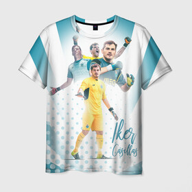 Мужская футболка 3D с принтом Iker Casillas в Тюмени, 100% полиэфир | прямой крой, круглый вырез горловины, длина до линии бедер | casillas | football | iker | iker casillas | porto | real | real madrid | vdkarsvet | икер | икер касильяс | касильяс | потру | реал | реал мадрид | футбол