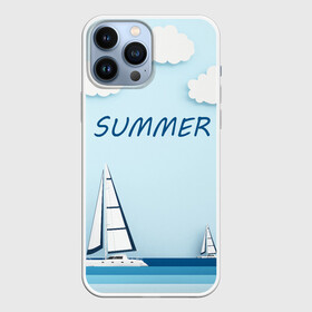 Чехол для iPhone 13 Pro Max с принтом ПАРУСНИКИ | SUMMER (Z) в Тюмени,  |  | ship | ships | summer | кораблик | кораблики | корабль | летняя | лето | лодочка | мореход | одинокая лодка | парусник | судно | яхта | яхты